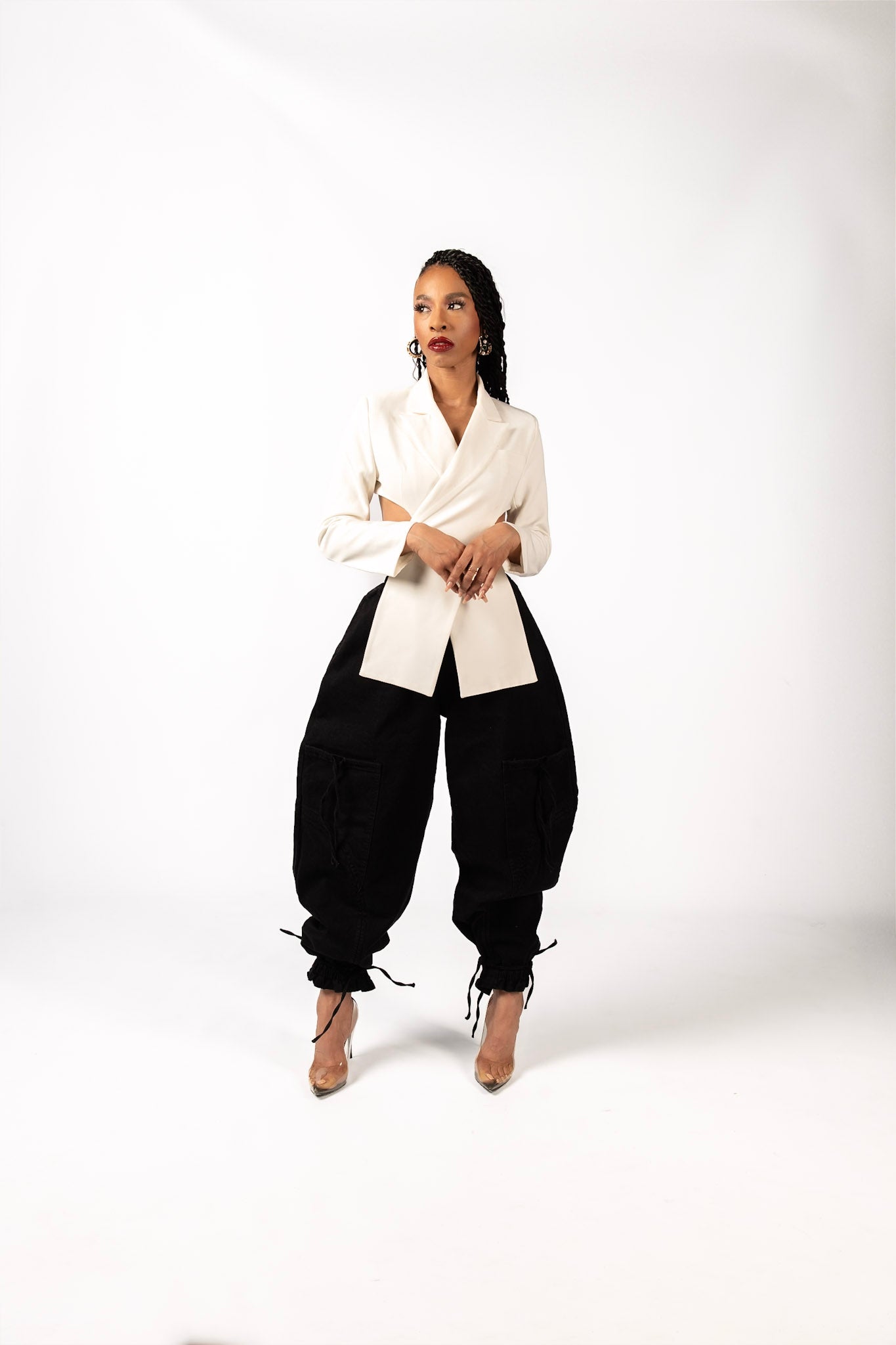 Reign Joggers in Black