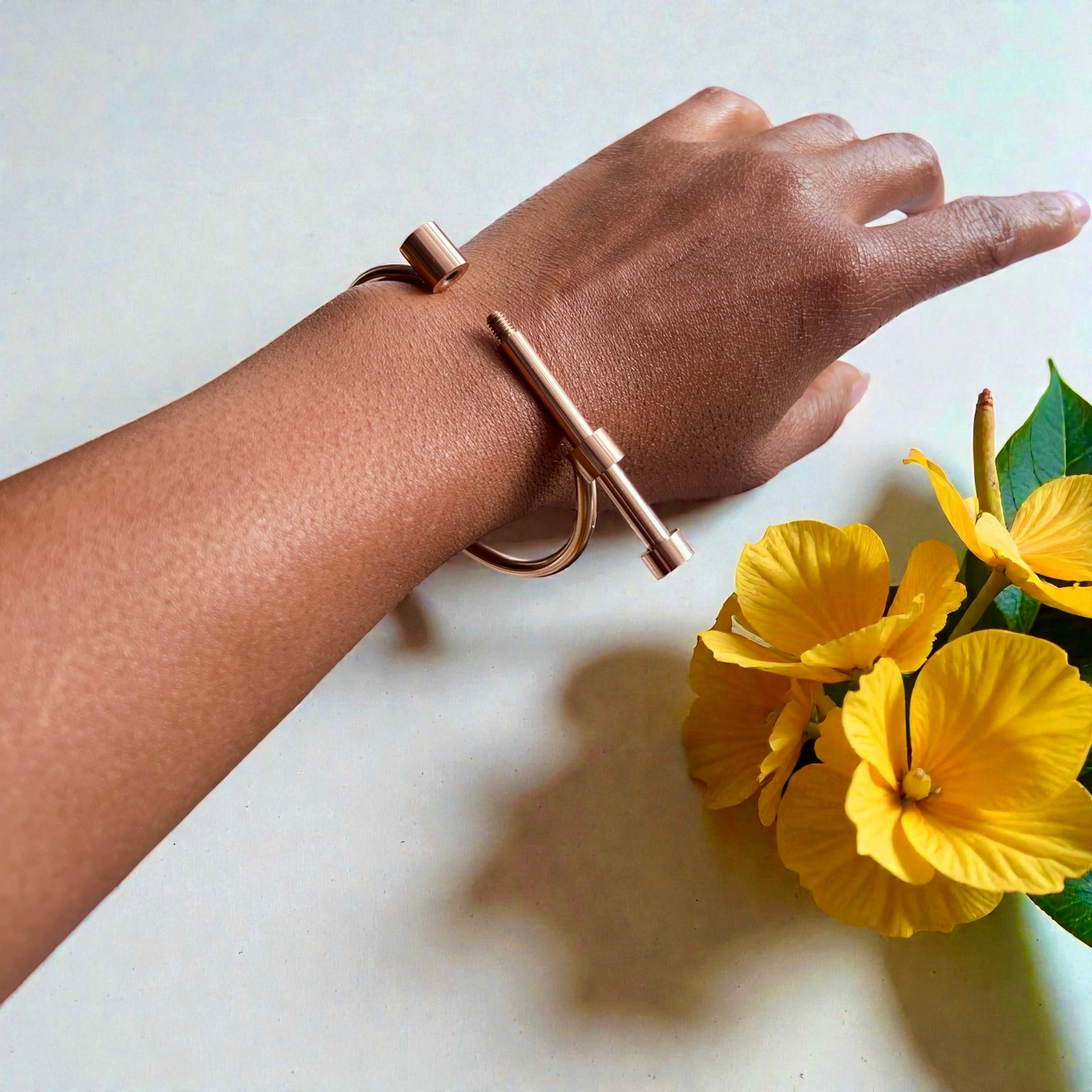 Beaujo Screw-On Bracelet in Rose Gold