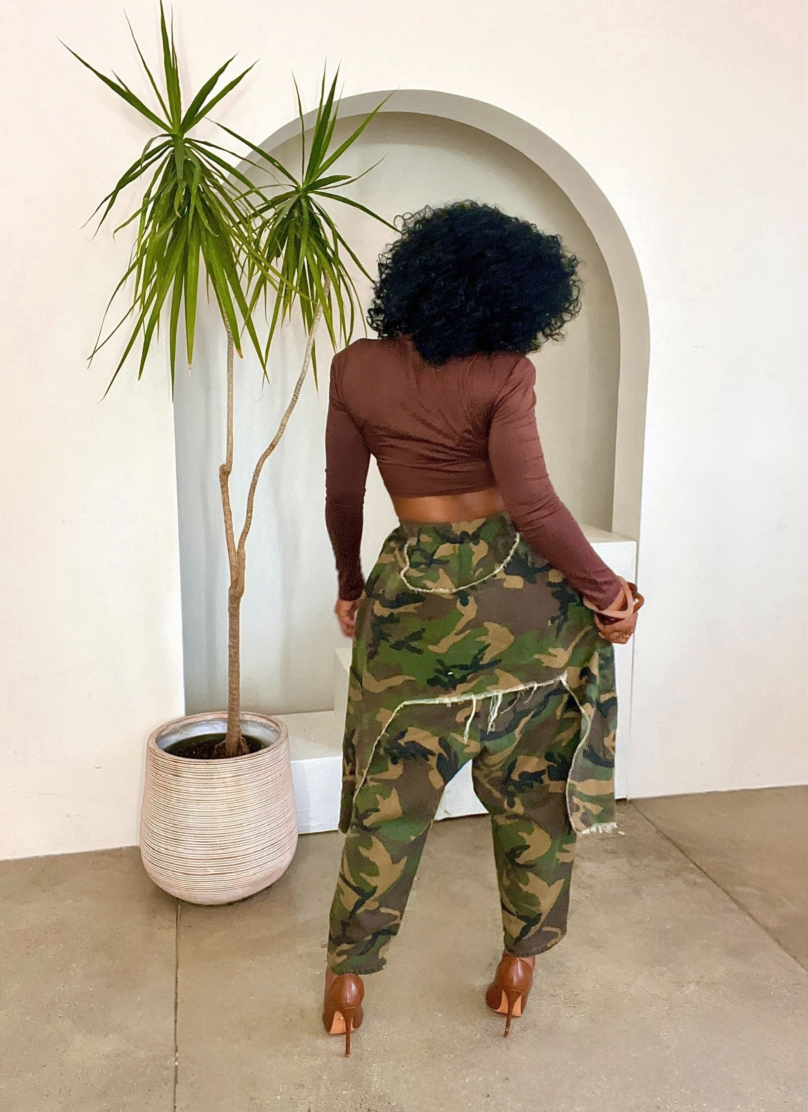 Ami Irregular Harem Pants