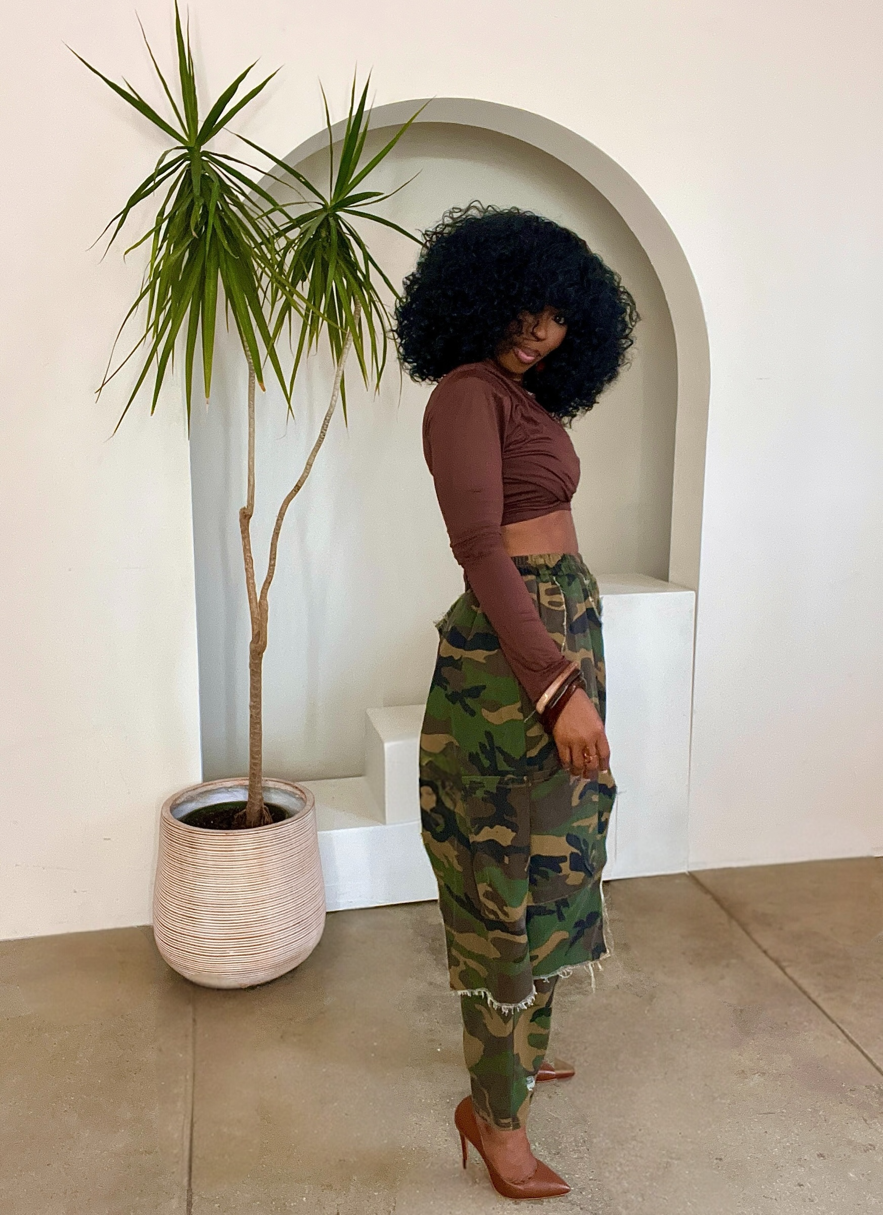 Ami Irregular Harem Pants