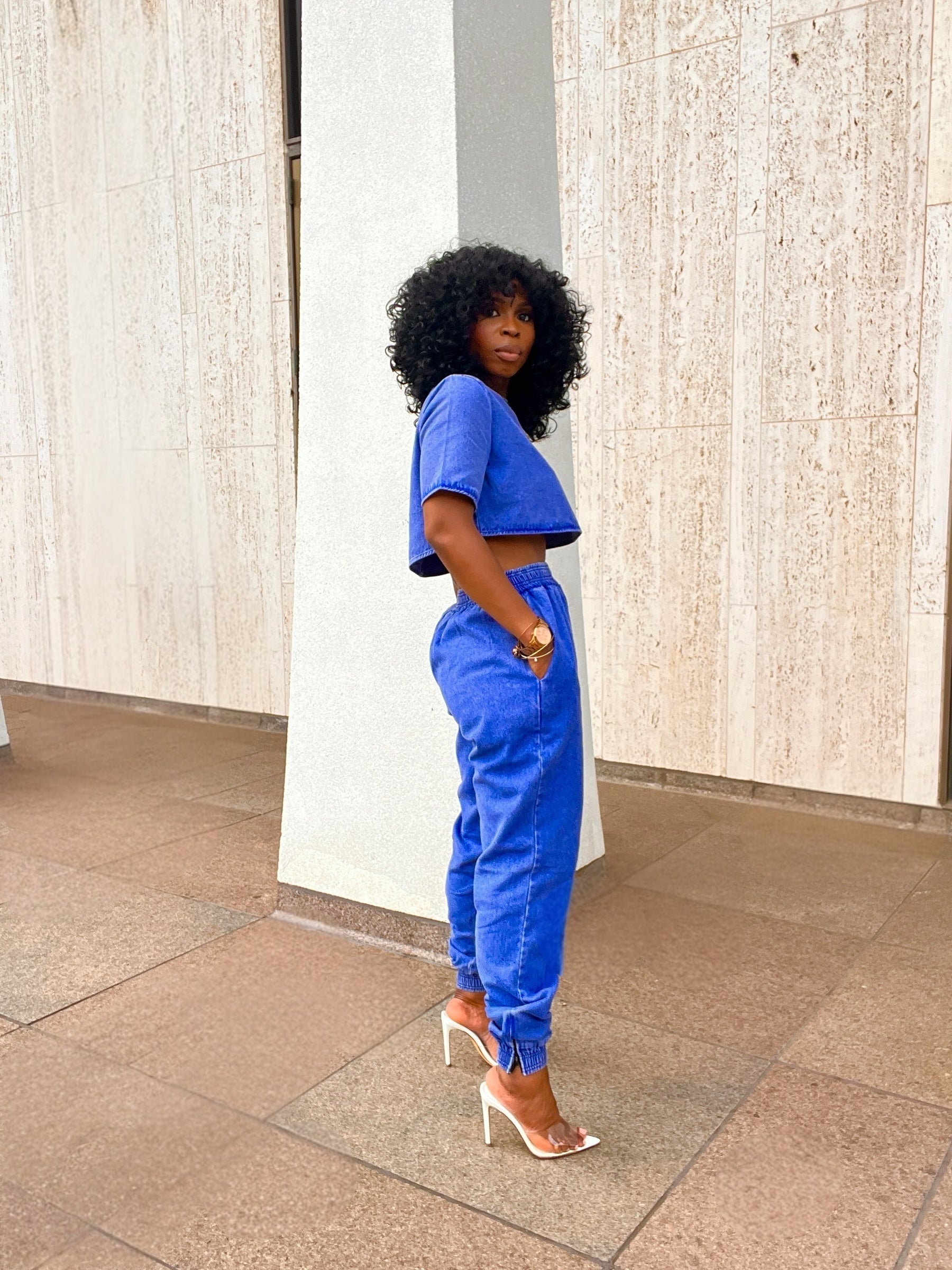 JAX Denim Crop Top