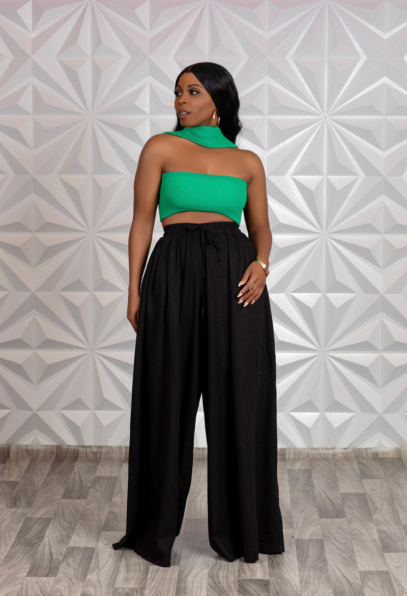 BLAQUE FLARE TROUSERS